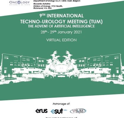 9th Virtual Edition  International Techno-Urology  Meeting,(TUM),   January 28th-29th 2021